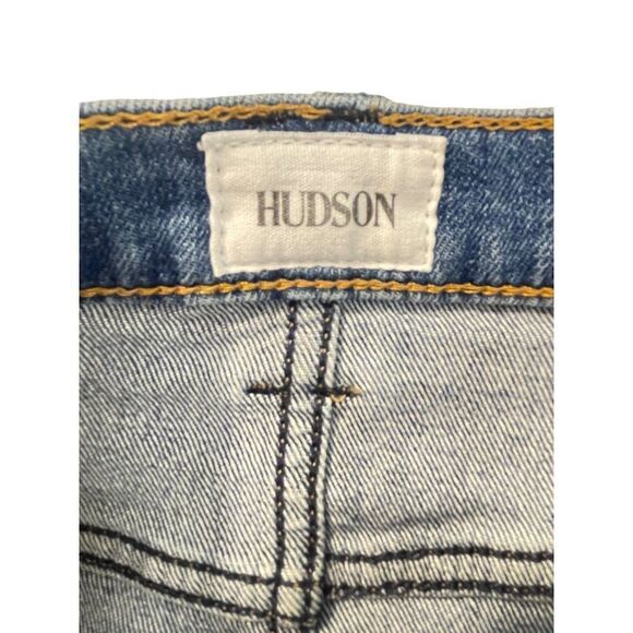 Hudson Weekender Step Hem Denim Mini Skirt size 25 - Picture 5 of 8